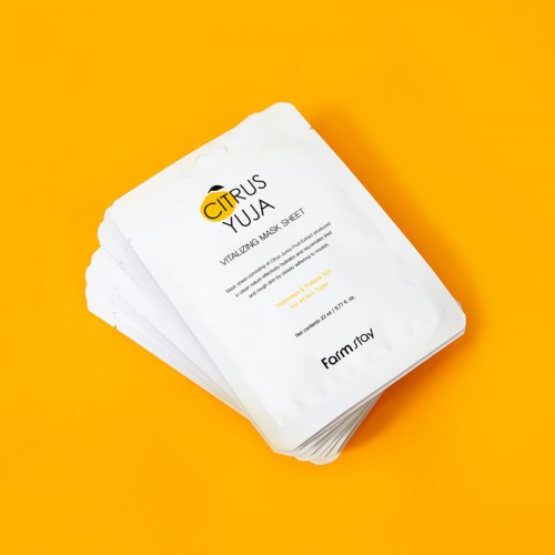 Farmstay Citrus Yuzu Vitalizing Mask Sheet (10 Pieces)