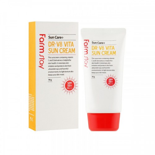 Farmstay Dr-V8 Vita Sun Cream SPF50+/PA+++ 70g