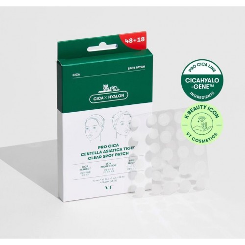 VT Pro Cica Centella Asiatica Tiger Clear Spot Patch Set...