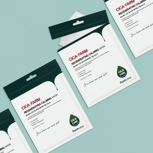 Farmstay Cica Farm Regenerating Calming Mask (5er Pack)