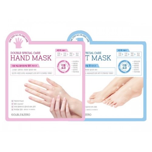 Double&Zero Double Special Care Foot & Hand Mask Duo