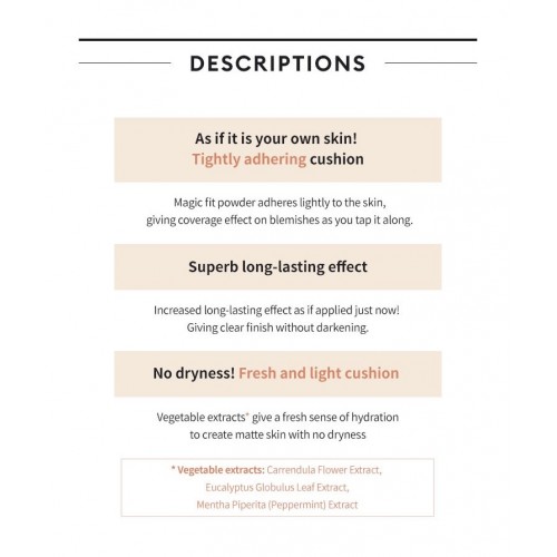 MISSHA Magic Cushion Cover Lasting SPF50+ / PA+++