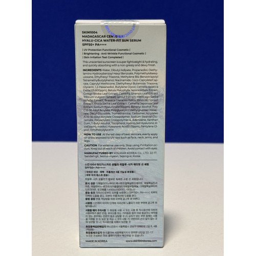 SKIN1004 Hyalu-Cica SKIN1004 Hyalu-Cica Water-Fit Sun Serum SPF50+ PA++++ 50 ml