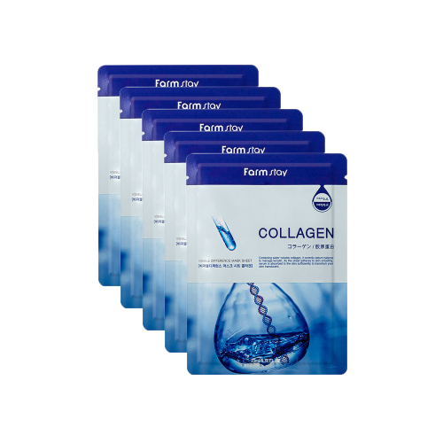 Farmstay Visible Difference Mask Sheet Collagen (5 Pieces)